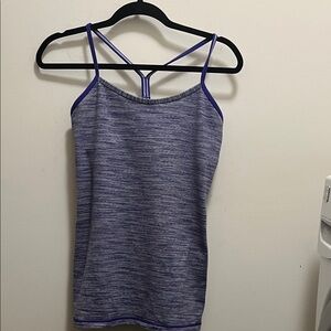 Lululemon Athletica Heathered Purple Tank Top